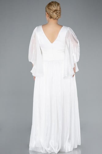 فستان سهرة بتصميم خصر ناعم