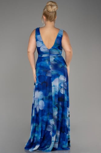 فستان مشجر بكشكشة ناعمة