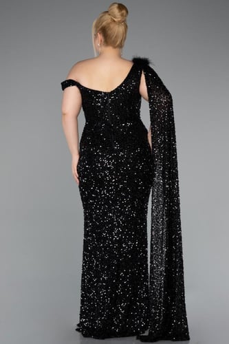 فستان سهرة راقي بكم واحد منسدل