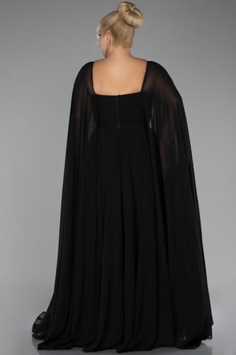 فستان شيفون راقي بأكمام طويلة