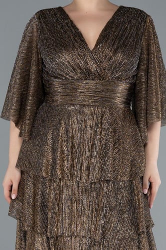 فستان مكشكش أنيق بأكمام واسعة