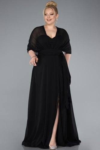 فستان سهرة شيفون بتصميم كتف قابل للتعديل