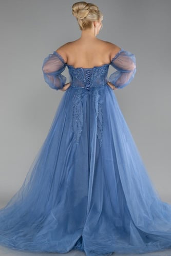 فستان حفلة جميل بظهر مكشوف