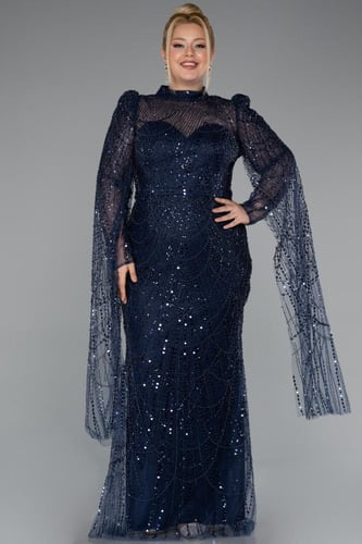 فستان سهرة فخم مطرز بالخرز