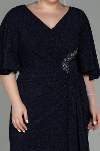 فستان سهرة ميدي بربطة أنيقة