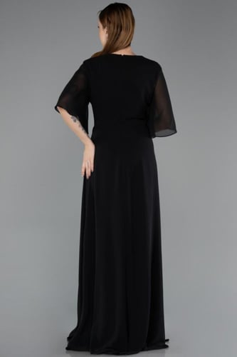 فستان سهرة يتطريز خصر أنيق