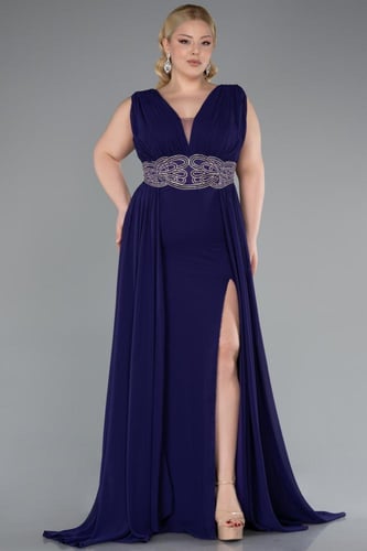 فستان سهرة بتطريز خصر جميل