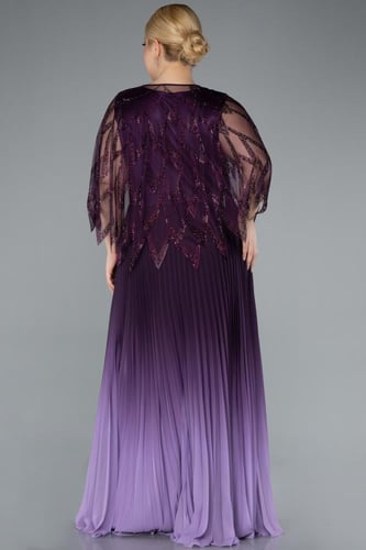 فستان سهرة أنيق بلون متدرج