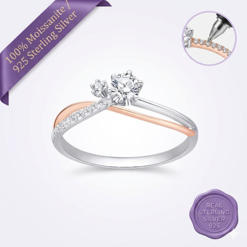 Aurora Duo Round Ring