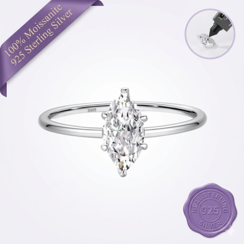 Marquise Cut Solitaire Ring 2ct