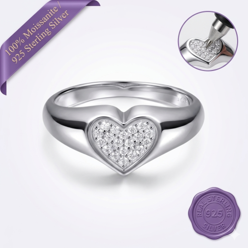 Mini Heart Sparkle Ring