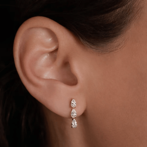 Elegant Pear Drop Earrings