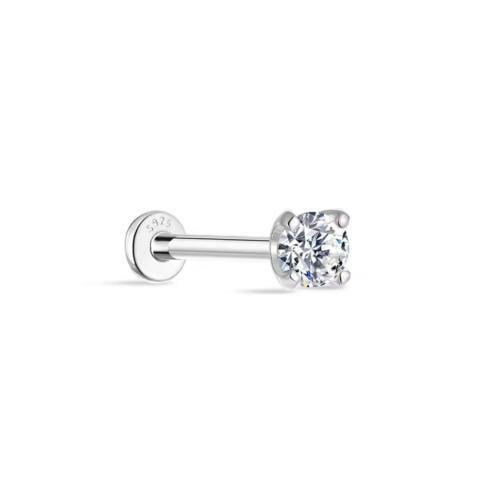 Classic Solitaire Moissanite Stud