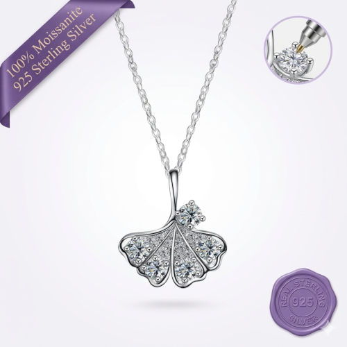 Ginkgo Leaf Necklace