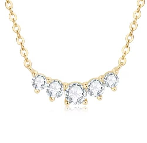 Golden LumiFive Necklace