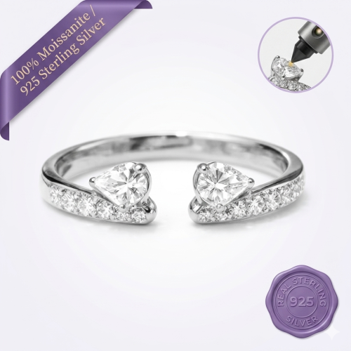 Double Pear Ring