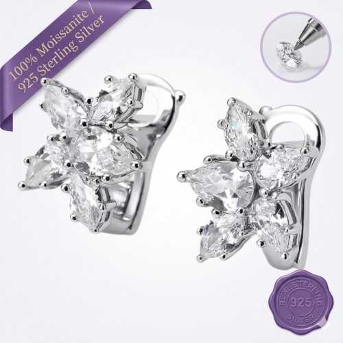 Silver Bloom Earrings