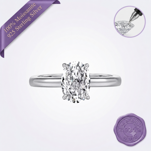 Nova Oval Silver 1ct