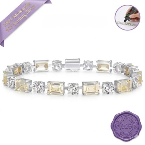 Emerald & Solitaire Bracelet