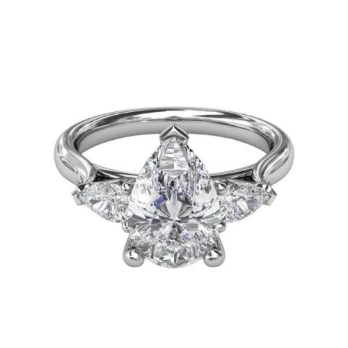 3Stone Pear ring