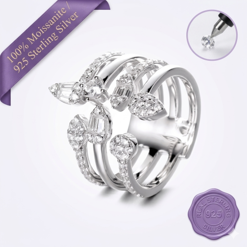 Modern Stacked Layers Ring