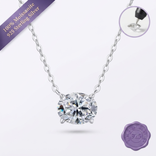 East-West Oval Necklace
