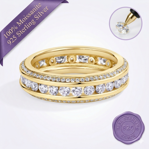 Moissanite Soleil Ring