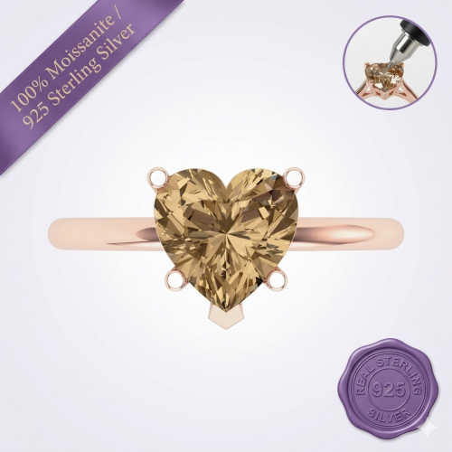 Rose Gold Heart Ring