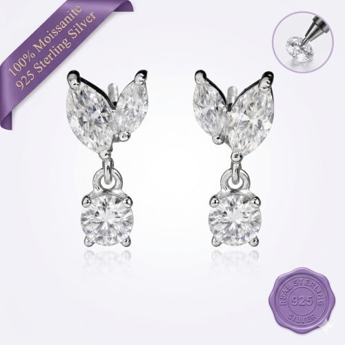 Classic Marquise Drop Studs