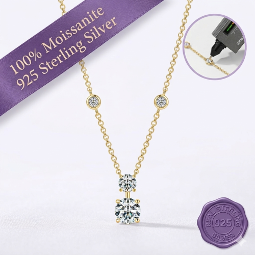 Twin Spark Necklace