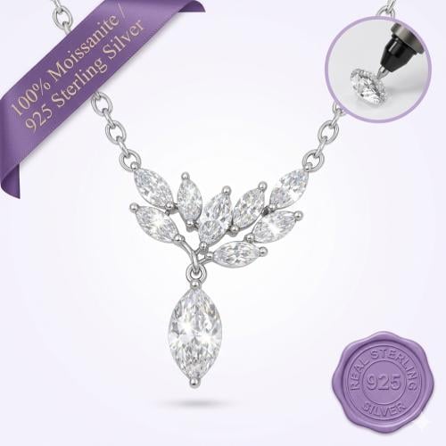 Elysian Marquise Drop Necklace