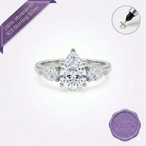 Tear of Light Ring 3ct