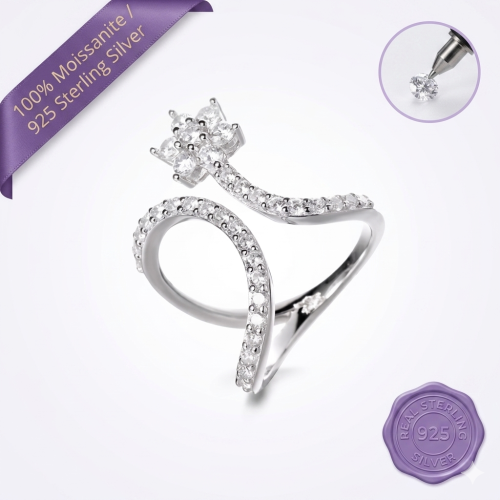 Modern Flower Ring