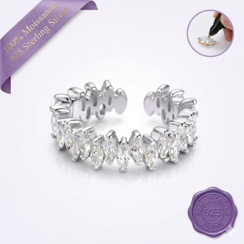 Marquise Spark Ear Cuff