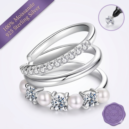 Infinity Pearl Ear Cuff