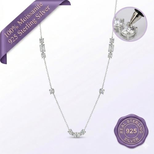 Elegance Symphony Moissanite Necklace