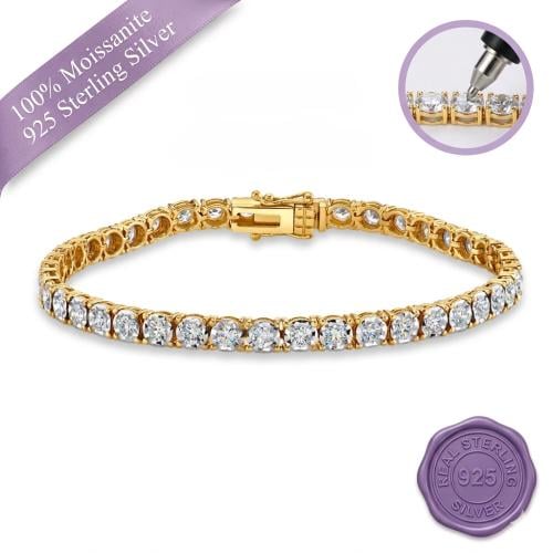 Tennis Bracelet Gold 4mm