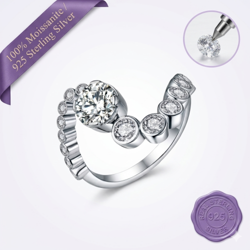 Modern Twist Round Ring