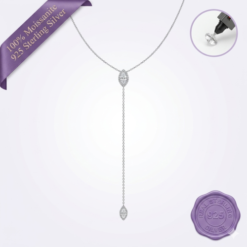 Aurora Marquise Drop Necklace