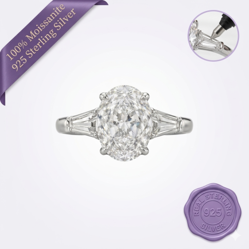 Celestia Oval Halo Ring