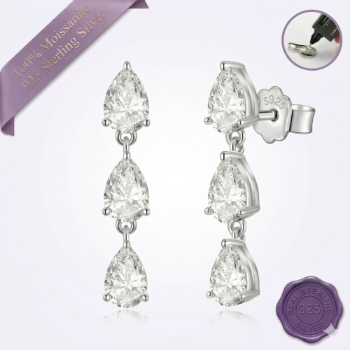 Elegant Pear Drop Earrings