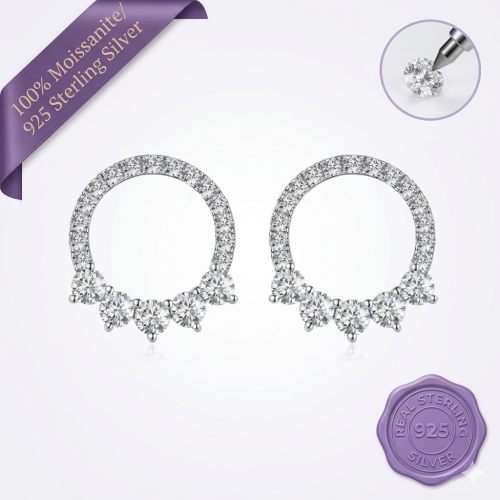 Eternal Glow Hoops Earrings