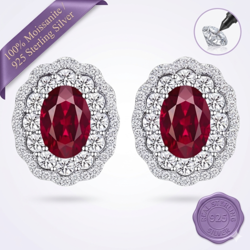 Scarlet Bloom Earrings