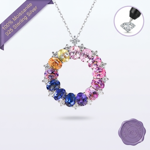 Aurora Sapphire Necklace