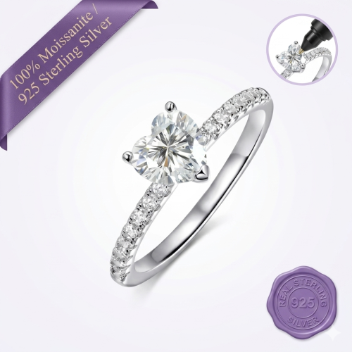 Luna Heart Ring
