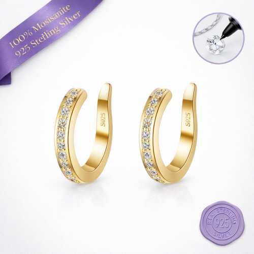 Golden Spark Ear Cuff