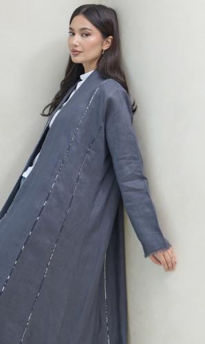 Natural linen abayas