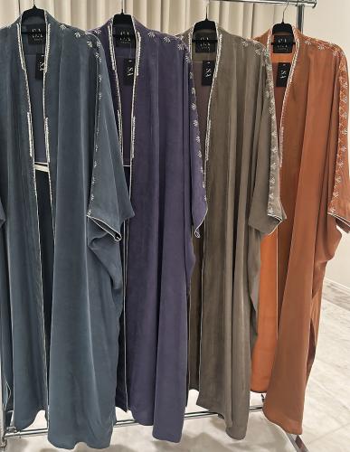 Silk abaya washed Japanese