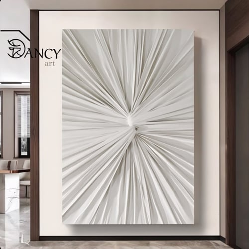 لوحة ديكور قماش اوف وايت