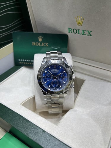 رولكس ديتونا مينا ازرق مقاس ٤٠